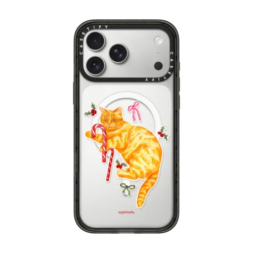 iPhone 17 Pro Max - Candy Cane Cat