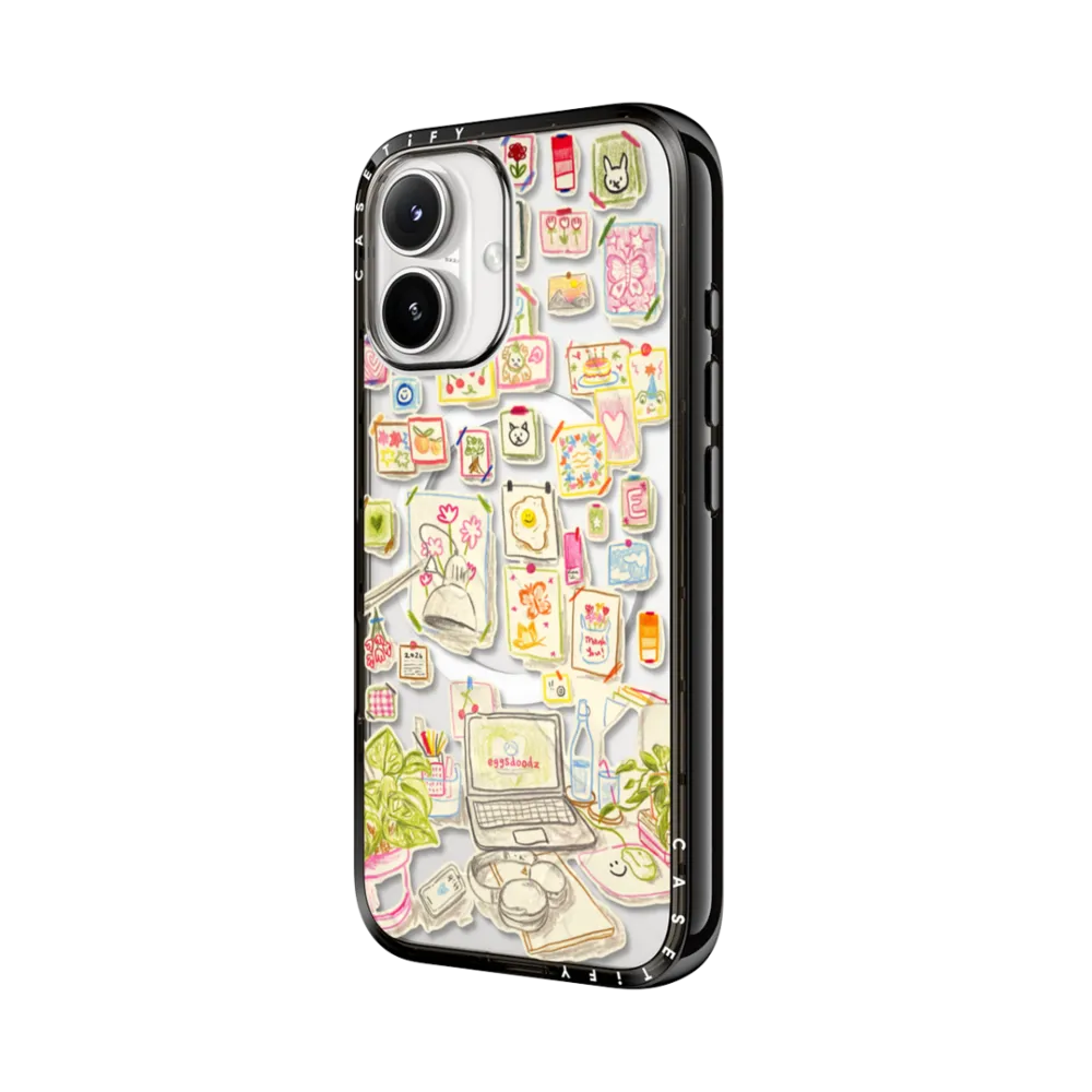 Compact iPhone 16 Plus Case MagSafe Compatible - Gallery Wall Art