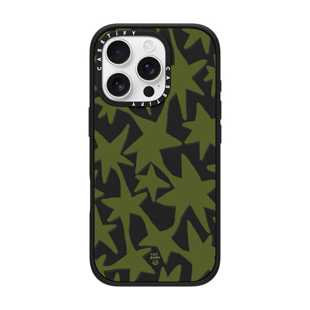 Eggsdoodz x CASETiFY iPhone 16 Pro ケース Sticker,Floral マットブラック インパクトケース MagSafe対応 Green Stars Mother's Day Eggsdoodz x CASETiFY iPhone 16 Pro ケース Sticker,Floral マットブラック インパクトケース MagSafe対応 Green Stars Mother's Day