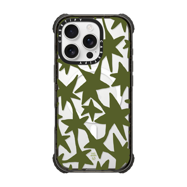 Eggsdoodz x CASETiFY iPhone 16 Pro Case Sticker,Floral Black ウルトラ インパクトケース MagSafe 対応 Green Stars Mother's Day Eggsdoodz x CASETiFY iPhone 16 Pro Case Sticker,Floral Black ウルトラ インパクトケース MagSafe 対応 Green Stars Mother's Day