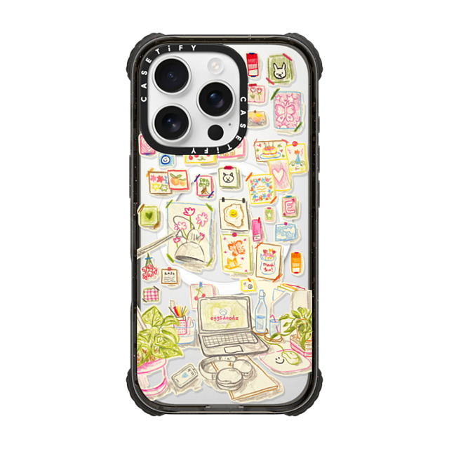 Eggsdoodz x CASETiFY iPhone 16 Pro Case Black ウルトラ インパクトケース MagSafe 対応 Gallery Wall Art Eggsdoodz x CASETiFY iPhone 16 Pro Case Black ウルトラ インパクトケース MagSafe 対応 Gallery Wall Art