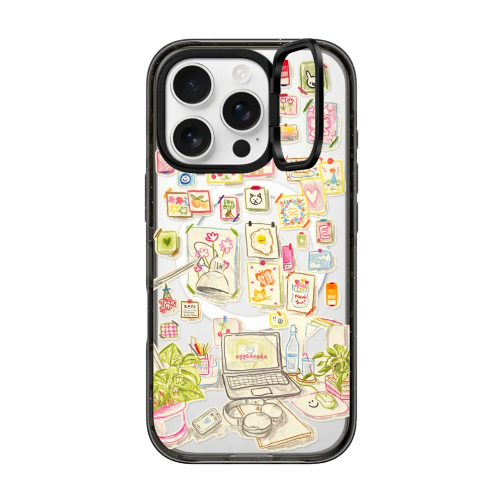 Impact Ring Stand iPhone 16 Pro Case MagSafe Compatible - Gallery Wall Art