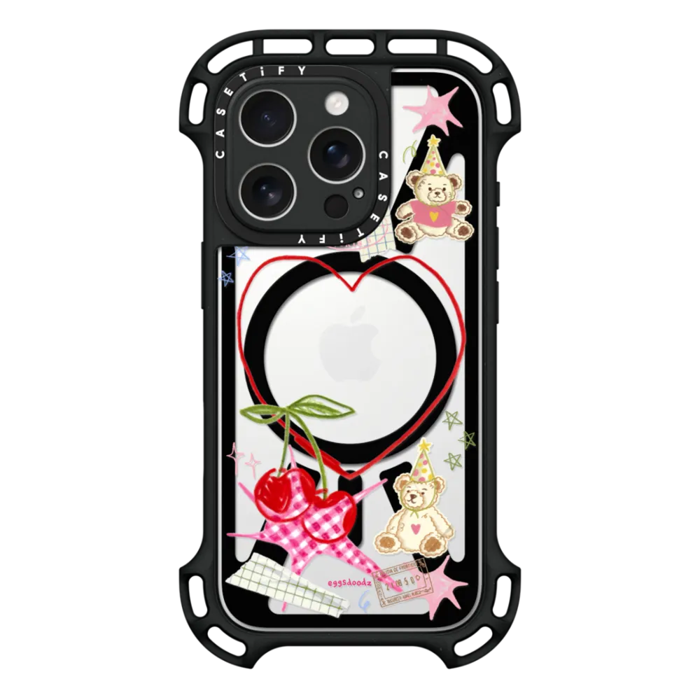 Ultra Bounce iPhone 16 Pro Case MagSafe Compatible - Party Teddy Bears