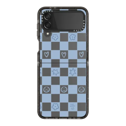 Galaxy Z Flip4 - Checkered Doodles