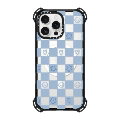 iPhone 16 Pro Max - Checkered Doodles