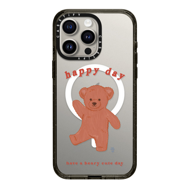 Eggsdoodz x CASETiFY iPhone 15 Pro Max Case Sticker,Floral Black Impact Case MagSafe Compatible Beary Cute Day Mother's Day Eggsdoodz x CASETiFY iPhone 15 Pro Max Case Sticker,Floral Black Impact Case MagSafe Compatible Beary Cute Day Mother's Day