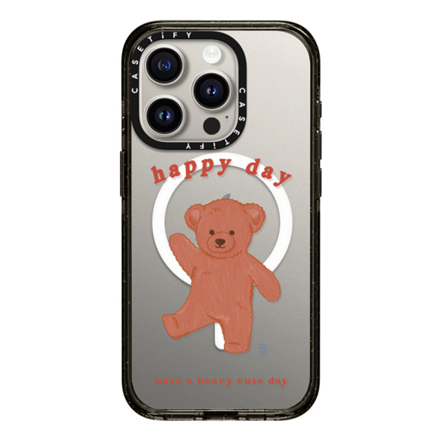Eggsdoodz x CASETiFY iPhone 15 Pro Case Sticker,Floral Black Impact Case MagSafe Compatible Beary Cute Day Mother's Day Eggsdoodz x CASETiFY iPhone 15 Pro Case Sticker,Floral Black Impact Case MagSafe Compatible Beary Cute Day Mother's Day