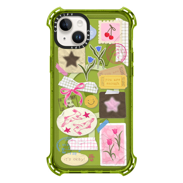 Eggsdoodz x CASETiFY iPhone 14 Plus ケース Sticker,Floral Kiwi バウンスケース You Are Stars Collage Father's Day Eggsdoodz x CASETiFY iPhone 14 Plus ケース Sticker,Floral Kiwi バウンスケース You Are Stars Collage Father's Day