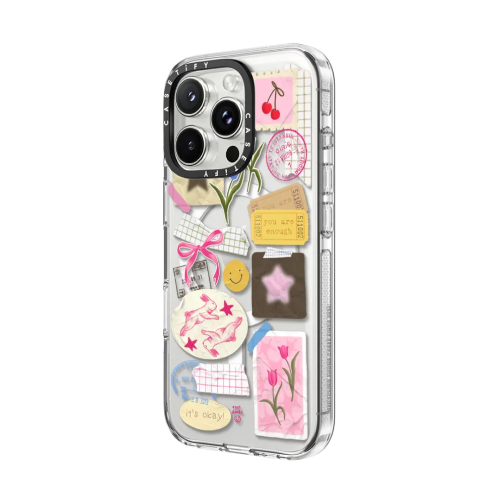 Clear iPhone 16 Pro Max Case MagSafe Compatible - You Are Stars Collage
