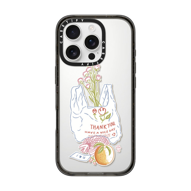 Eggsdoodz x CASETiFY iPhone 16 Pro Case Sticker,Floral ブラック インパクトケース Thank You Bag Mother's Day Eggsdoodz x CASETiFY iPhone 16 Pro Case Sticker,Floral ブラック インパクトケース Thank You Bag Mother's Day