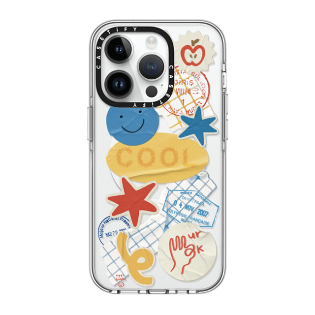 Eggsdoodz x CASETiFY iPhone 14 Pro Case Clear Clear Case MagSafe Compatible Playful Primary Collage Eggsdoodz x CASETiFY iPhone 14 Pro Case Clear Clear Case MagSafe Compatible Playful Primary Collage