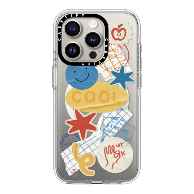 Eggsdoodz x CASETiFY iPhone 15 Pro Case Clear Clear Case MagSafe Compatible Playful Primary Collage Eggsdoodz x CASETiFY iPhone 15 Pro Case Clear Clear Case MagSafe Compatible Playful Primary Collage