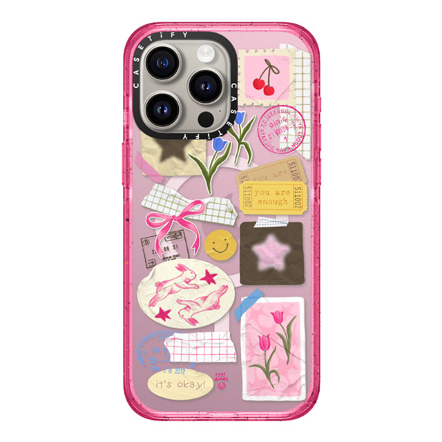 Eggsdoodz x CASETiFY iPhone 15 Pro Max Case Sticker,Floral Pink Fizz Impact Case MagSafe Compatible You Are Stars Collage Back to School Eggsdoodz x CASETiFY iPhone 15 Pro Max Case Sticker,Floral Pink Fizz Impact Case MagSafe Compatible You Are Stars Collage Back to School
