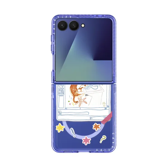Impact Magnetic Galaxy Z Flip7 Case - Party Teddy Bears