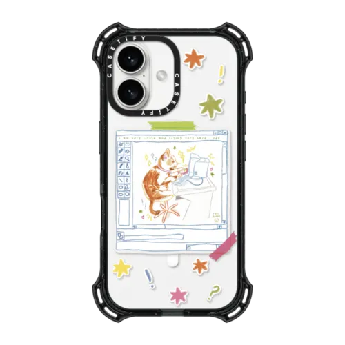 iPhone 16 - Hardworking Cat