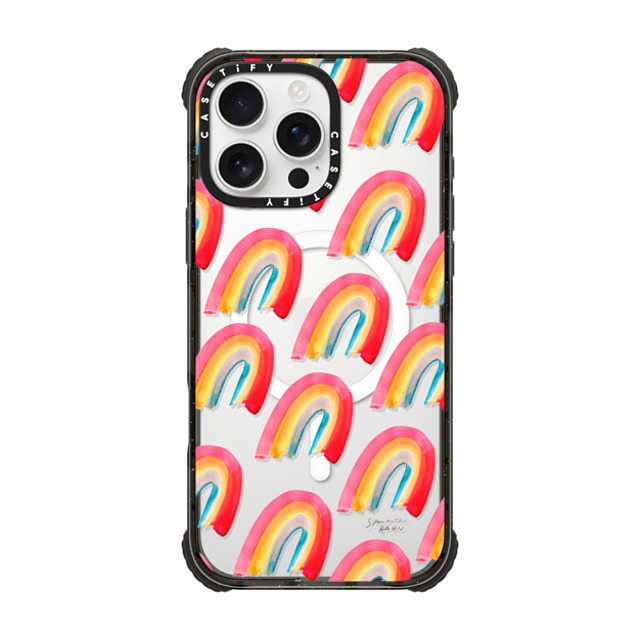 CASETiFY iPhone 16 Pro Max ケース ブラック ウルトラ インパクトケース MagSafe 対応 Floral,Geometric Floral,Geometric RAINBOWS by samantha hahn Father's Day CASETiFY iPhone 16 Pro Max ケース ブラック ウルトラ インパクトケース MagSafe 対応 Floral,Geometric Floral,Geometric RAINBOWS by samantha hahn Father's Day