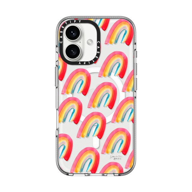 CASETiFY iPhone 16 Case Clear Clear Case MagSafe Compatible Floral,Geometric Floral,Geometric RAINBOWS by samantha hahn Father's Day CASETiFY iPhone 16 Case Clear Clear Case MagSafe Compatible Floral,Geometric Floral,Geometric RAINBOWS by samantha hahn Father's Day