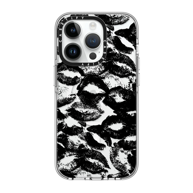 CASETiFY iPhone 14 Pro ケース クリア クリア ケース MagSafe対応 Kiss of Death darlenealbert