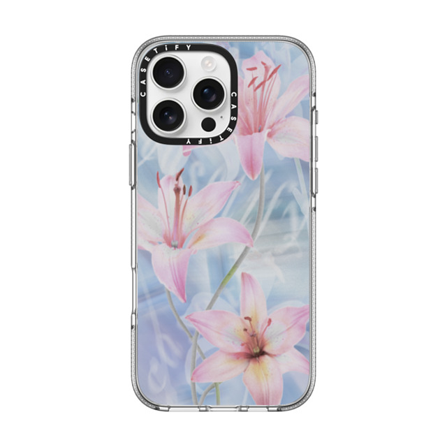 CASETiFY iPhone 16 Pro Max Case クリア クリア ケース MagSafe対応 Lillies of the Wind darlenealbert Father's Day CASETiFY iPhone 16 Pro Max Case クリア クリア ケース MagSafe対応 Lillies of the Wind darlenealbert Father's Day