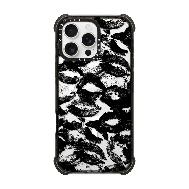 CASETiFY iPhone 16 Pro Max Case Black ウルトラ インパクトケース MagSafe 対応 Kiss of Death darlenealbert CASETiFY iPhone 16 Pro Max Case Black ウルトラ インパクトケース MagSafe 対応 Kiss of Death darlenealbert