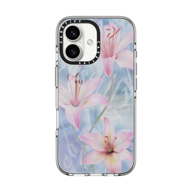 CASETiFY iPhone 16 Case クリア クリア ケース MagSafe対応 Lillies of the Wind darlenealbert Father's Day CASETiFY iPhone 16 Case クリア クリア ケース MagSafe対応 Lillies of the Wind darlenealbert Father's Day