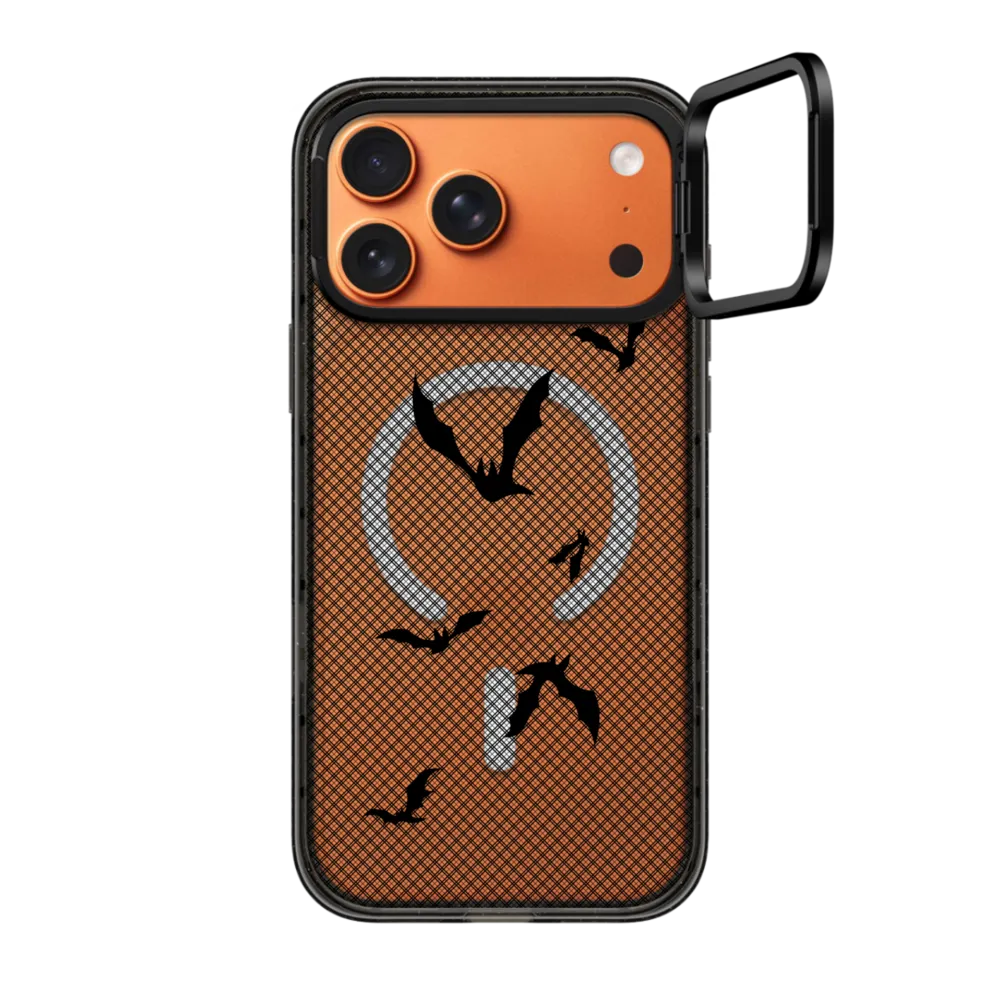 Impact Ring Stand iPhone 17 Pro Max Case MagSafe Compatible - Fishnet Bats