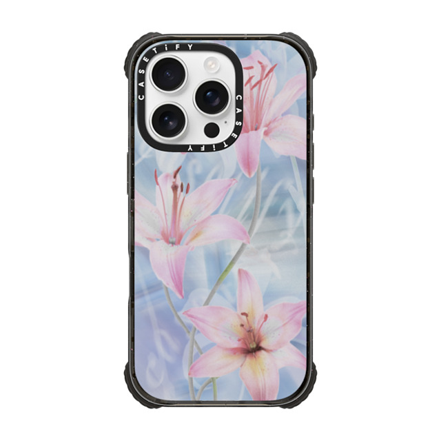 CASETiFY iPhone 16 Pro Case Black ウルトラ インパクトケース MagSafe 対応 Lillies of the Wind darlenealbert Father's Day CASETiFY iPhone 16 Pro Case Black ウルトラ インパクトケース MagSafe 対応 Lillies of the Wind darlenealbert Father's Day