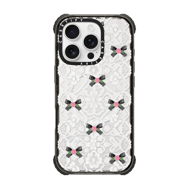 CASETiFY iPhone 16 Pro Case Black ウルトラ インパクトケース MagSafe 対応 Ribbon Ribbon Floral Bow Sweetie Father's Day CASETiFY iPhone 16 Pro Case Black ウルトラ インパクトケース MagSafe 対応 Ribbon Ribbon Floral Bow Sweetie Father's Day