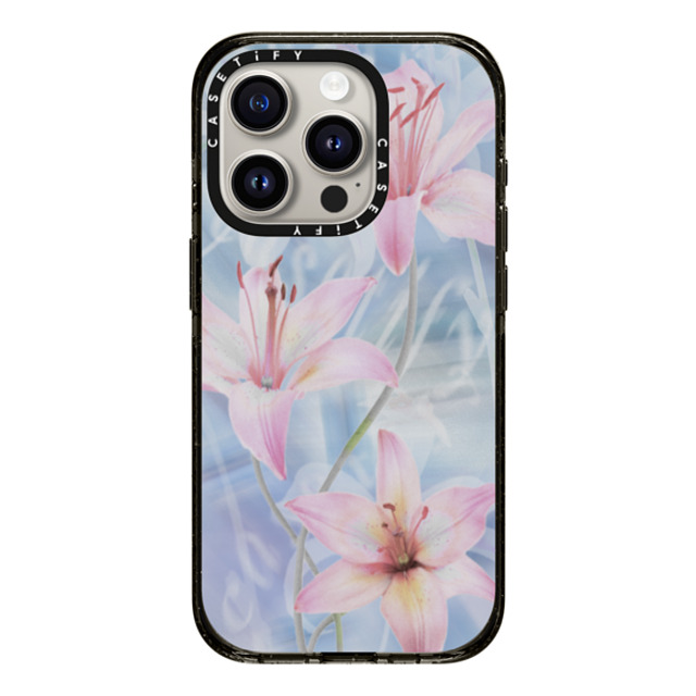 CASETiFY iPhone 15 Pro Case Black インパクトケース MagSafe対応 Lillies of the Wind darlenealbert Father's Day CASETiFY iPhone 15 Pro Case Black インパクトケース MagSafe対応 Lillies of the Wind darlenealbert Father's Day