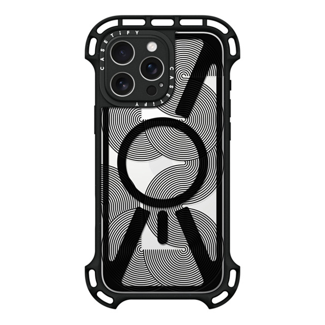 PosterLad x CASETiFY iPhone 16 Pro Max ケース ブラック ウルトラ バウンスケース MagSafe対応 Vinyls