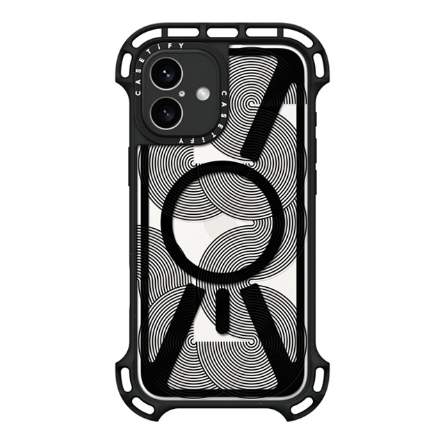 PosterLad x CASETiFY iPhone 16 Plus ケース ブラック ウルトラ バウンスケース MagSafe対応 Vinyls