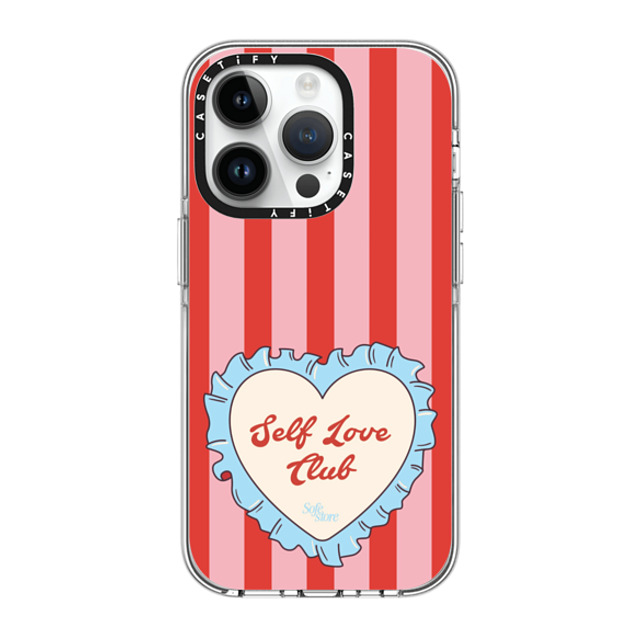 Sofe Store x CASETiFY iPhone 14 Pro Case Clear Clear Case MagSafe Compatible Self Love Club Sofe Store x CASETiFY iPhone 14 Pro Case Clear Clear Case MagSafe Compatible Self Love Club