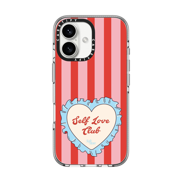 Sofe Store x CASETiFY iPhone 16 Case Clear Clear Case MagSafe Compatible Self Love Club Sofe Store x CASETiFY iPhone 16 Case Clear Clear Case MagSafe Compatible Self Love Club