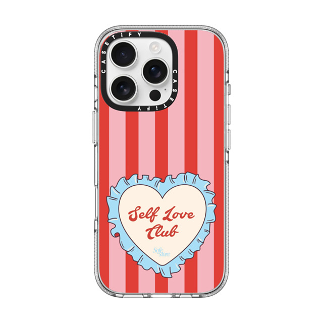 Sofe Store x CASETiFY iPhone 16 Pro Case Clear Clear Case MagSafe Compatible Self Love Club Sofe Store x CASETiFY iPhone 16 Pro Case Clear Clear Case MagSafe Compatible Self Love Club