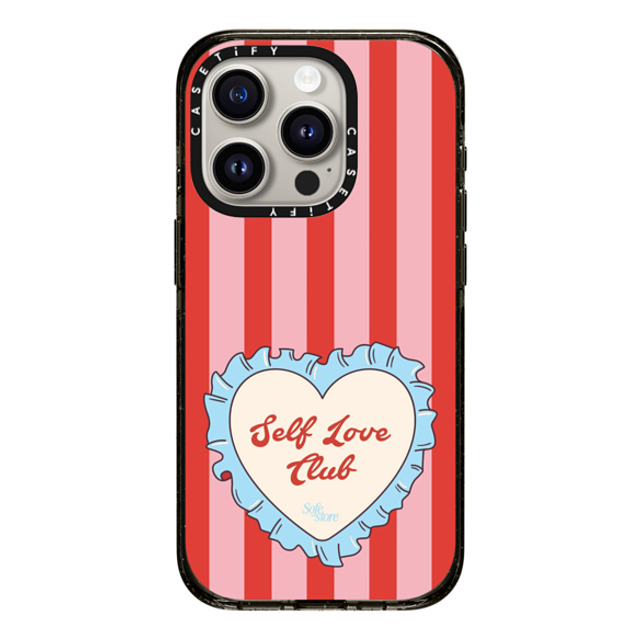 Sofe Store x CASETiFY iPhone 15 Pro Case Black Impact Case MagSafe Compatible Self Love Club Sofe Store x CASETiFY iPhone 15 Pro Case Black Impact Case MagSafe Compatible Self Love Club