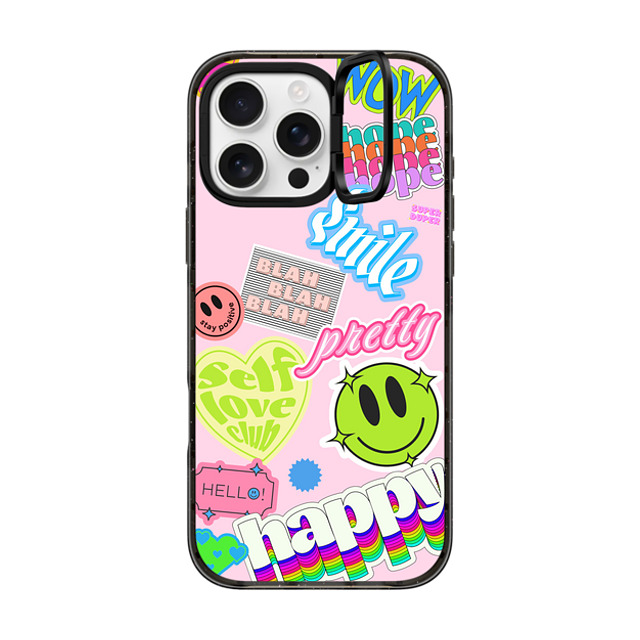 Sofe Store x CASETiFY iPhone 16 Pro Max ケース Sticker,Pattern ブラック インパクトリングスタンドケース MagSafe対応 Pretty Stickers by SOFE Store Father's Day Sofe Store x CASETiFY iPhone 16 Pro Max ケース Sticker,Pattern ブラック インパクトリングスタンドケース MagSafe対応 Pretty Stickers by SOFE Store Father's Day