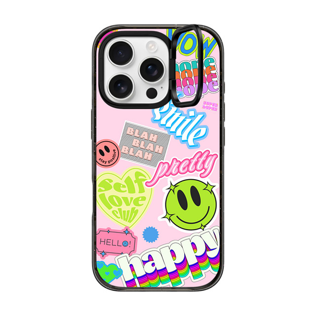 Sofe Store x CASETiFY iPhone 16 Pro Case Sticker,Pattern Black インパクトリングスタンドケース MagSafe対応 Pretty Stickers by SOFE Store Father's Day Sofe Store x CASETiFY iPhone 16 Pro Case Sticker,Pattern Black インパクトリングスタンドケース MagSafe対応 Pretty Stickers by SOFE Store Father's Day