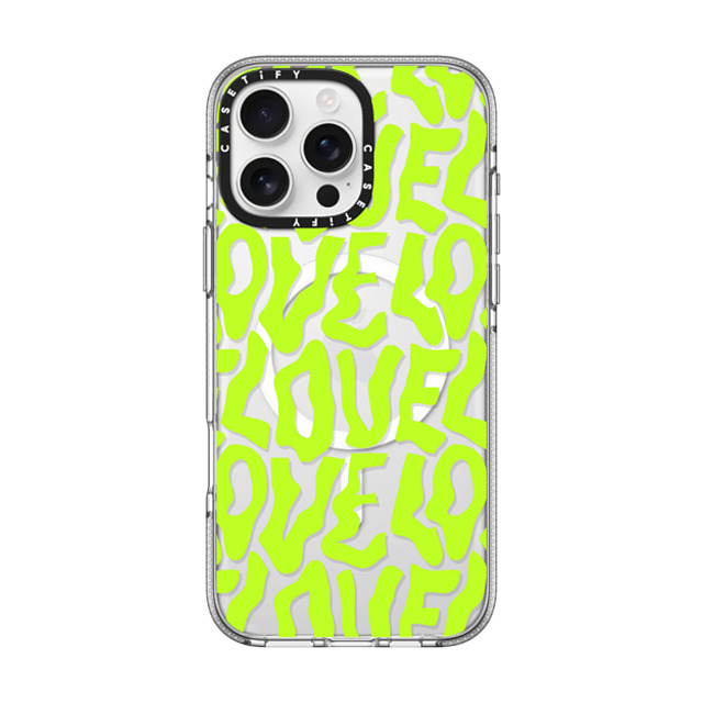 Sofe Store x CASETiFY iPhone 16 Pro Max ケース Pattern,Love クリア クリア ケース MagSafe対応 Neon Love by SOFE Store Back to School Sofe Store x CASETiFY iPhone 16 Pro Max ケース Pattern,Love クリア クリア ケース MagSafe対応 Neon Love by SOFE Store Back to School