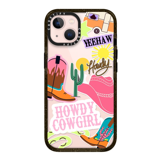 Sofe Store x CASETiFY iPhone 13 ケース ブラック インパクトケース Howdy Cowgirl