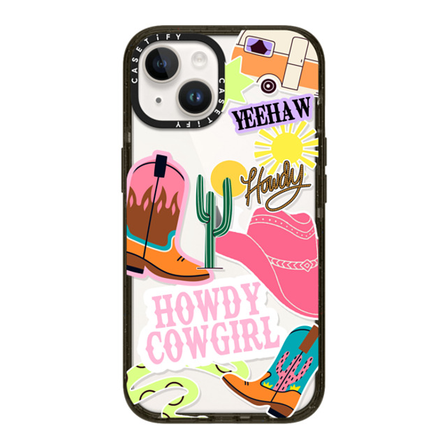 Sofe Store x CASETiFY iPhone 14 ケース ブラック インパクトケース Howdy Cowgirl