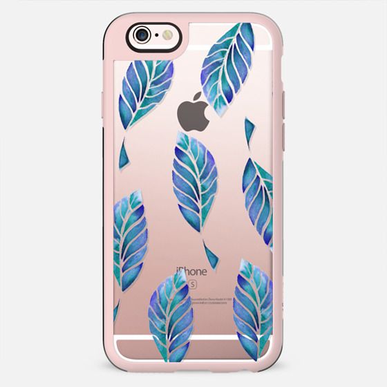 leaves in blue iPhone 6s Case by Julia Grifol Diseñadora Modas-grafica ...