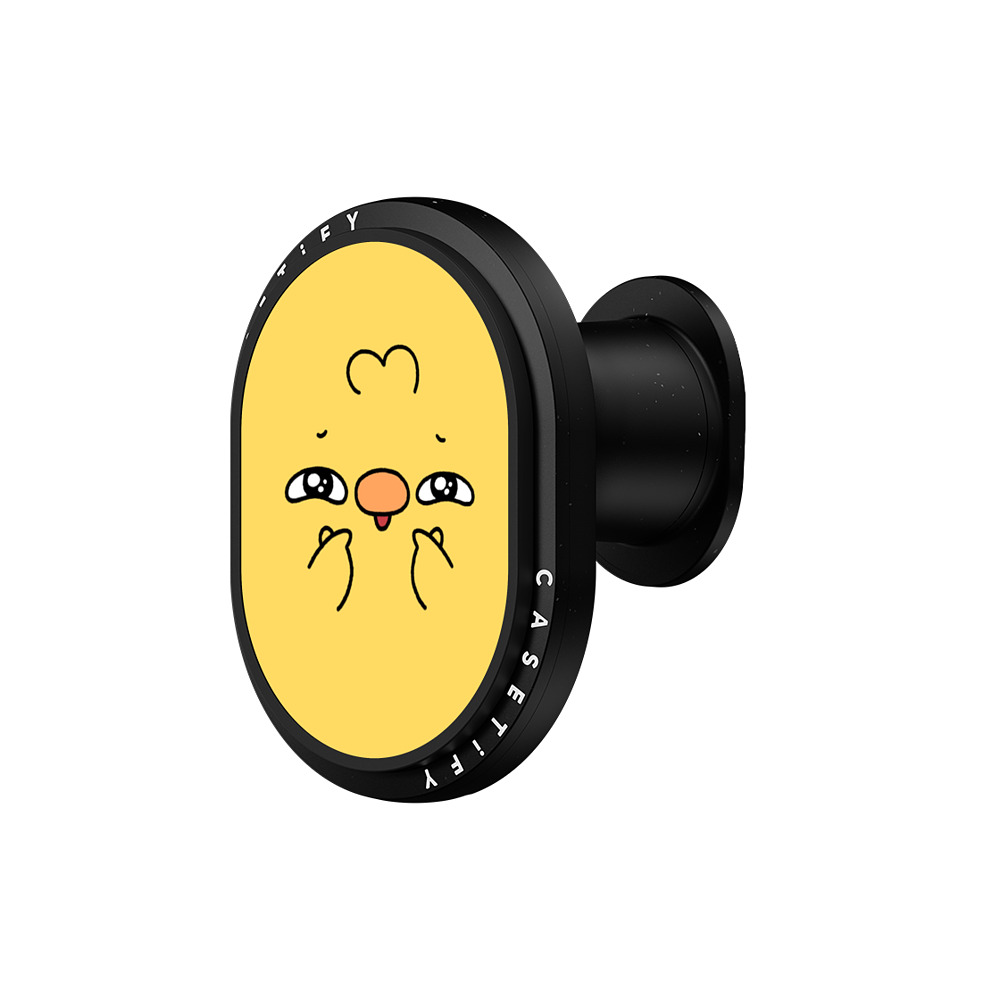 KennysGifs x CASETiFY 車載用マグネット式ワイヤレス充電器 Cartoon,Icon ブラック PowerThru Wireless Car Charger MagSafe Compatible Birb Face Mother's Day KennysGifs x CASETiFY 車載用マグネット式ワイヤレス充電器 Cartoon,Icon ブラック PowerThru Wireless Car Charger MagSafe Compatible Birb Face Mother's Day