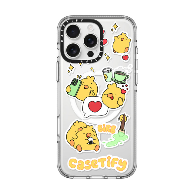KennysGifs x CASETiFY iPhone 16 Pro Max Case Sticker,Cartoon Clear Clear Case MagSafe Compatible Sticker Birb Mother's Day KennysGifs x CASETiFY iPhone 16 Pro Max Case Sticker,Cartoon Clear Clear Case MagSafe Compatible Sticker Birb Mother's Day