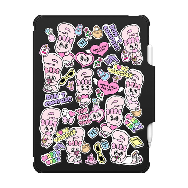 Esther Bunny x CASETiFY iPad Air 11-inch (M2/M3) Sticker,Bunny Black インパクト フォリオ ケース You Got This Father's Day Esther Bunny x CASETiFY iPad Air 11-inch (M2/M3) Sticker,Bunny Black インパクト フォリオ ケース You Got This Father's Day