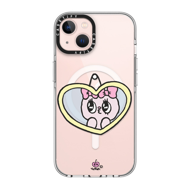 Esther Bunny x CASETiFY iPhone 13 ケース クリア クリア ケース MagSafe対応 I Love Me