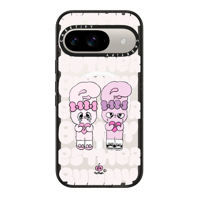 Esther Bunny x CASETiFY Pixel 9 ケース Bunny,Cartoon ブラック マグネット式 インパクトケース Heartbreak makes me stronger New iPhone Esther Bunny x CASETiFY Pixel 9 ケース Bunny,Cartoon ブラック マグネット式 インパクトケース Heartbreak makes me stronger New iPhone