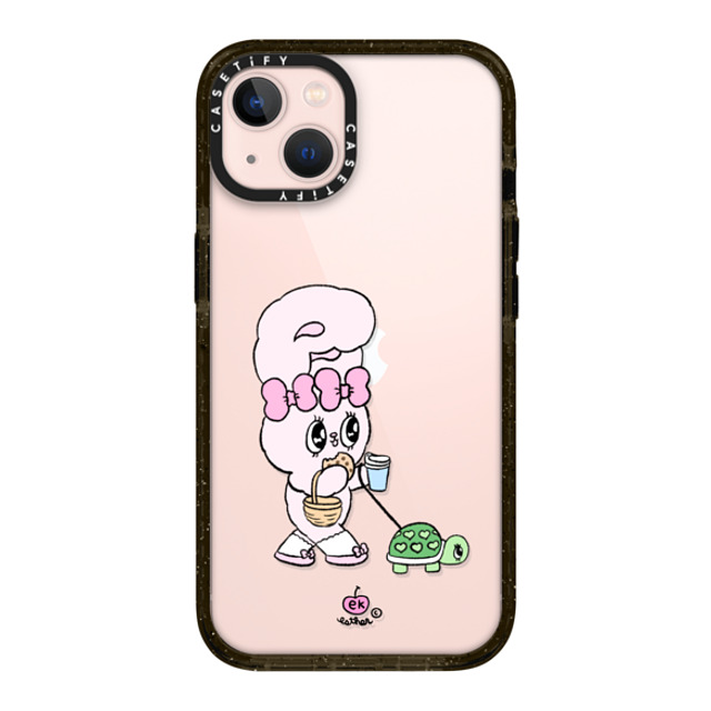 Esther Bunny x CASETiFY iPhone 13 ケース ブラック インパクトケース Need my daily treats