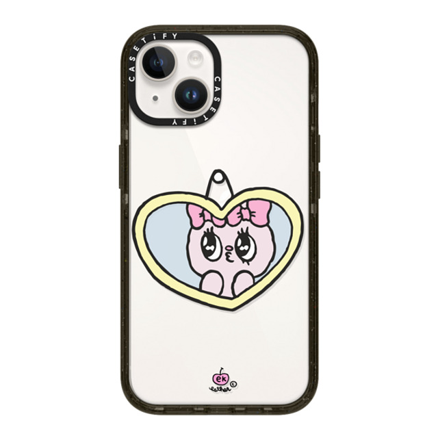 Esther Bunny x CASETiFY iPhone 14 ケース ブラック インパクトケース I Love Me