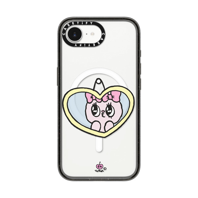 Esther Bunny x CASETiFY iPhone 16e Case Heart,Bunny Black Impact Case MagSafe Compatible I Love Me Back to School Esther Bunny x CASETiFY iPhone 16e Case Heart,Bunny Black Impact Case MagSafe Compatible I Love Me Back to School