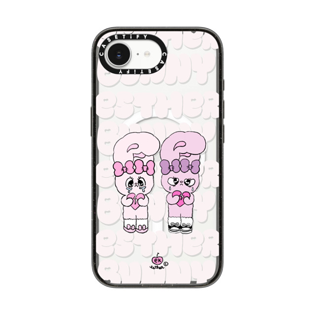 Esther Bunny x CASETiFY iPhone 16e Case Bunny,Cartoon Black Impact Case MagSafe Compatible Heartbreak makes me stronger Back to School Esther Bunny x CASETiFY iPhone 16e Case Bunny,Cartoon Black Impact Case MagSafe Compatible Heartbreak makes me stronger Back to School